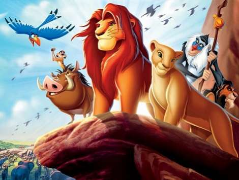 Puzzle k animované pohádce Lví král