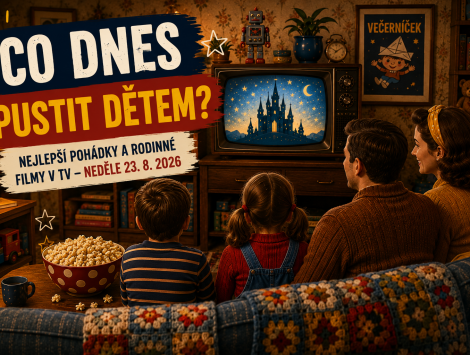 Co dnes pustit dětem? Nejlepší pohádky a rodinné filmy v TV v neděli 23. srpna